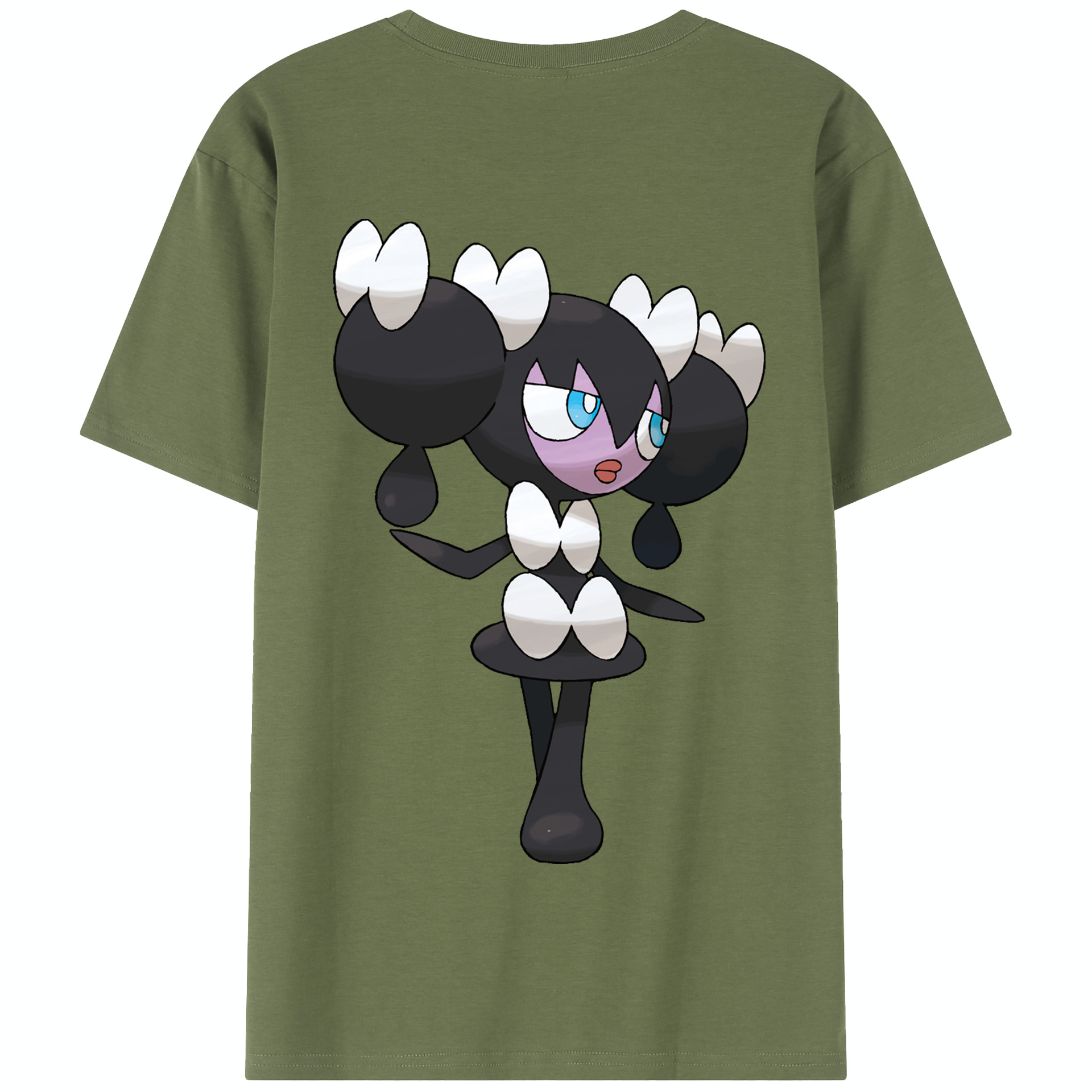 （画像用） ポケットモンスター Pokémon 綿100％半袖Tシャツ（背面プリント）